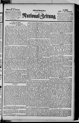National-Zeitung vom 19.10.1892
