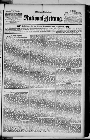 National-Zeitung vom 21.10.1892