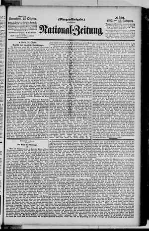 National-Zeitung vom 22.10.1892
