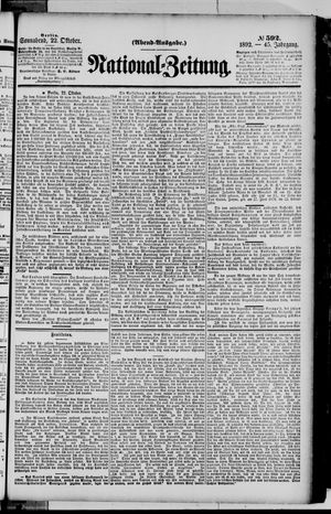 National-Zeitung vom 22.10.1892