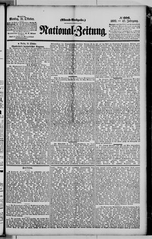 National-Zeitung vom 31.10.1892