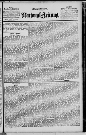 National-Zeitung vom 06.11.1892