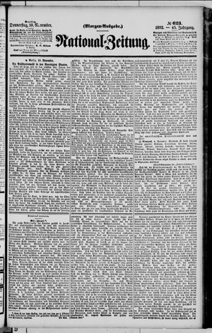 National-Zeitung vom 10.11.1892