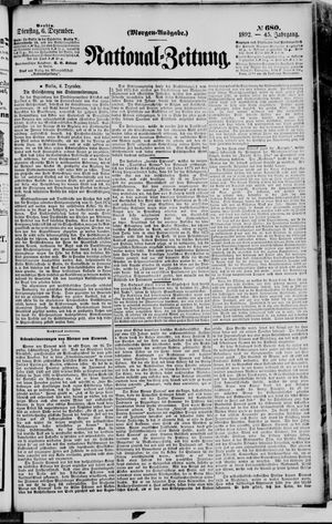 National-Zeitung vom 06.12.1892