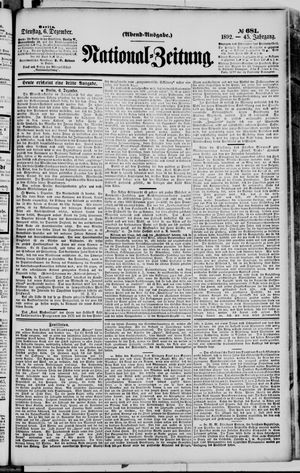 National-Zeitung vom 06.12.1892