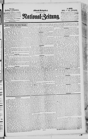 National-Zeitung vom 09.12.1892