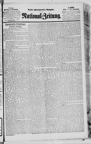 National-Zeitung vom 09.12.1892