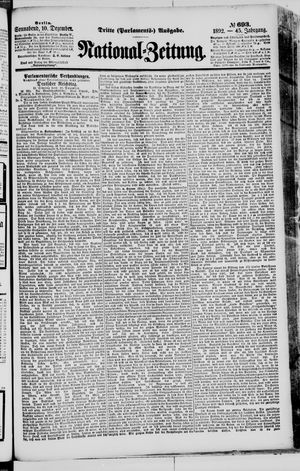National-Zeitung vom 10.12.1892