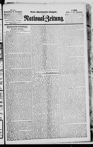 National-Zeitung vom 15.12.1892