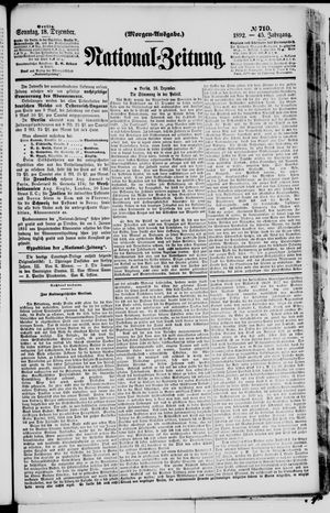 Nationalzeitung vom 18.12.1892