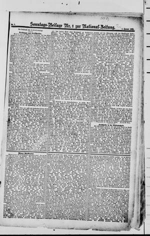 National-Zeitung vom 01.01.1893
