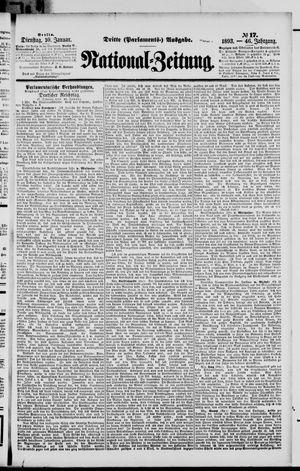 National-Zeitung vom 10.01.1893