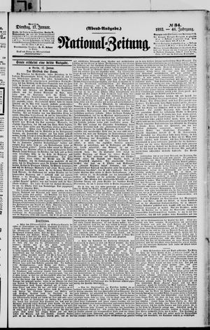Nationalzeitung vom 17.01.1893