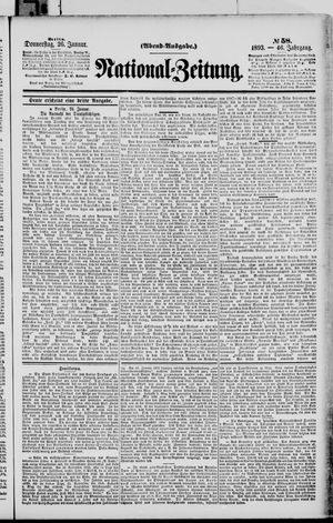 Nationalzeitung on Jan 26, 1893