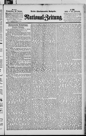 Nationalzeitung vom 26.01.1893