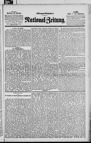 National-Zeitung vom 27.01.1893
