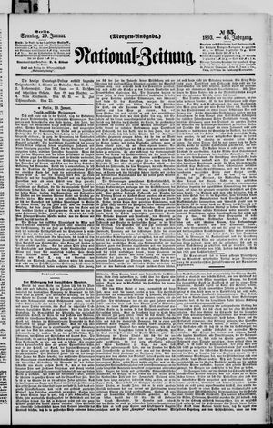 Nationalzeitung on Jan 29, 1893
