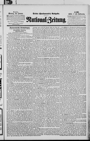 Nationalzeitung on Jan 30, 1893