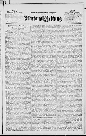 Nationalzeitung on Feb 7, 1893