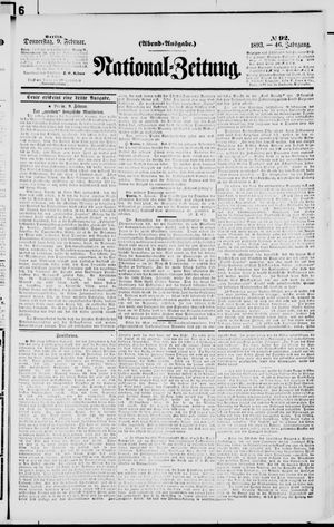 Nationalzeitung vom 09.02.1893