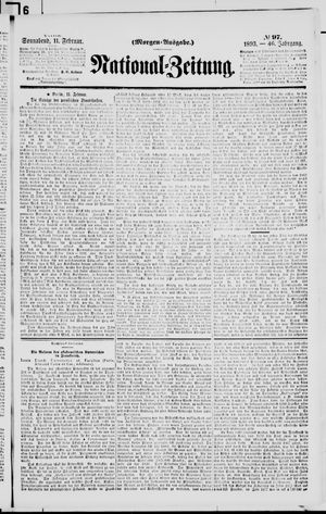Nationalzeitung on Feb 11, 1893