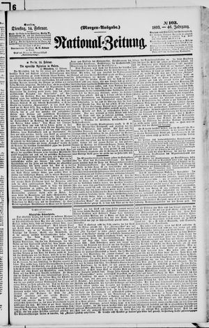 Nationalzeitung on Feb 14, 1893