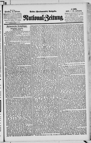 Nationalzeitung vom 14.02.1893