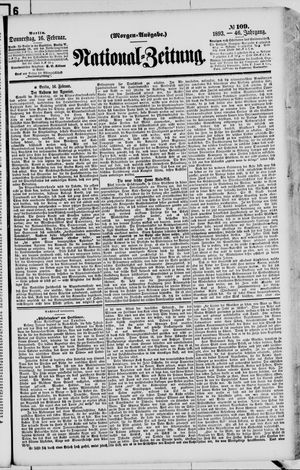 Nationalzeitung vom 16.02.1893