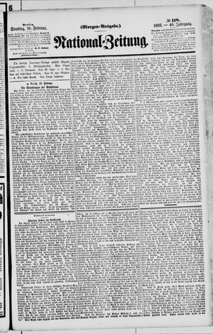 Nationalzeitung vom 19.02.1893