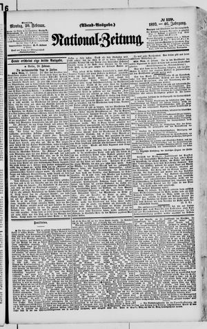 National-Zeitung vom 20.02.1893