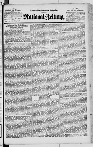 Nationalzeitung on Feb 28, 1893