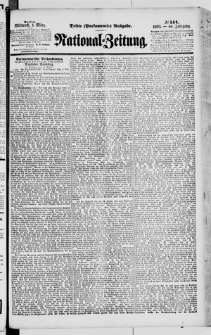 Nationalzeitung vom 01.03.1893