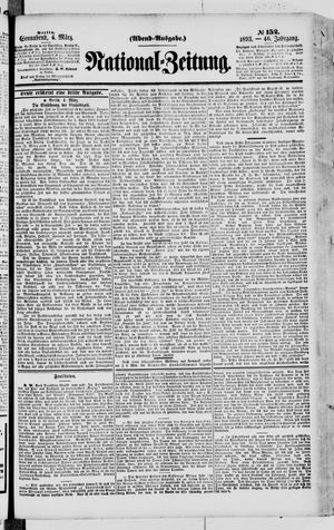 Nationalzeitung on Mar 4, 1893
