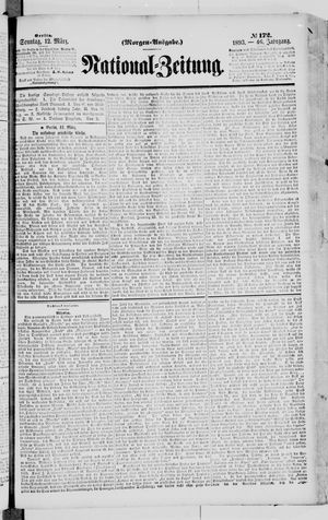 Nationalzeitung vom 12.03.1893