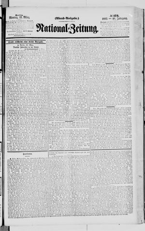 Nationalzeitung vom 13.03.1893