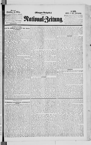 Nationalzeitung on Mar 14, 1893
