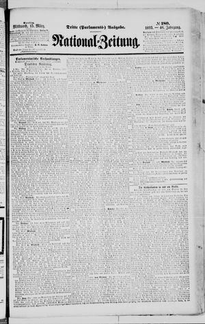Nationalzeitung on Mar 15, 1893