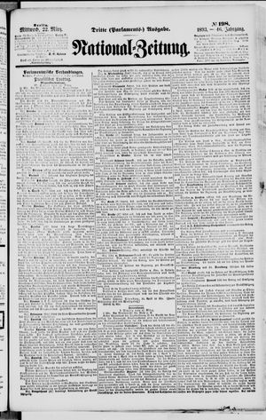 Nationalzeitung vom 22.03.1893