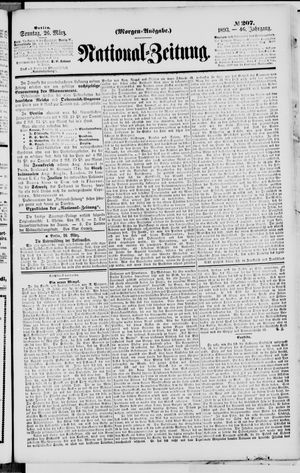 Nationalzeitung vom 26.03.1893