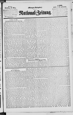 Nationalzeitung vom 28.03.1893