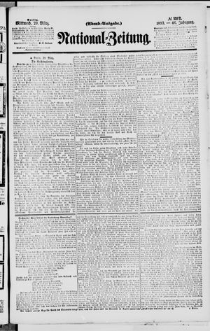 Nationalzeitung vom 29.03.1893