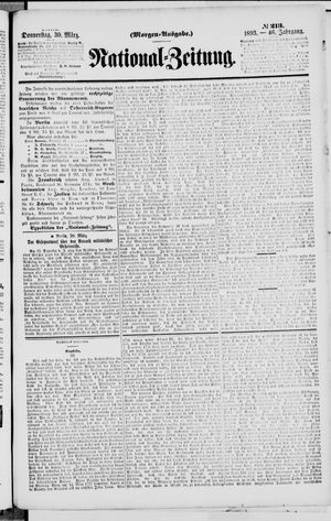 Nationalzeitung vom 30.03.1893