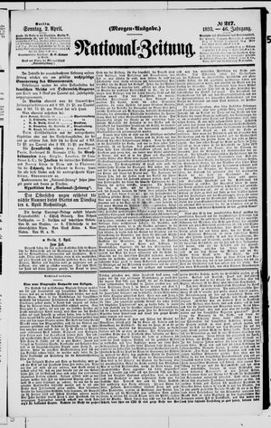 Nationalzeitung vom 02.04.1893