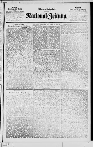 Nationalzeitung vom 11.04.1893