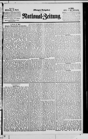 Nationalzeitung vom 12.04.1893
