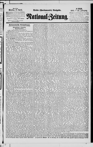 Nationalzeitung vom 17.04.1893