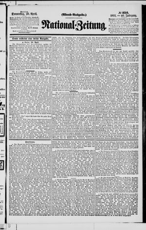Nationalzeitung on Apr 20, 1893