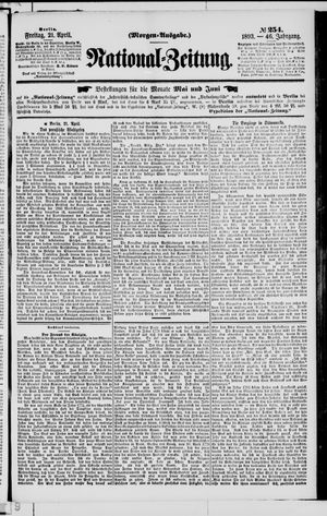 Nationalzeitung vom 21.04.1893