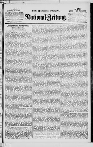 Nationalzeitung vom 21.04.1893