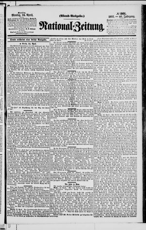 Nationalzeitung on Apr 24, 1893